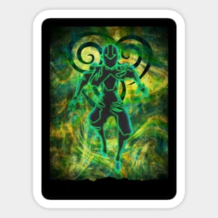 Abstract Aang Sticker